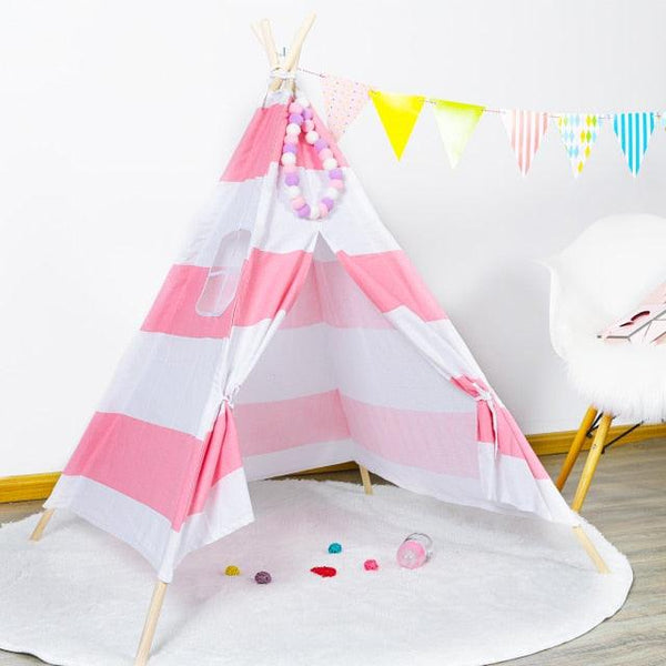 CABANE TIPI CHAMBRE ROSE