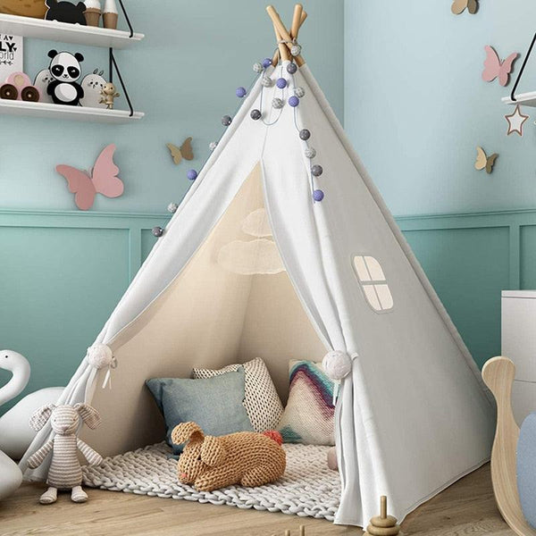 TIPI POUR ENFANT NUAGE BLANC - cabane enfant